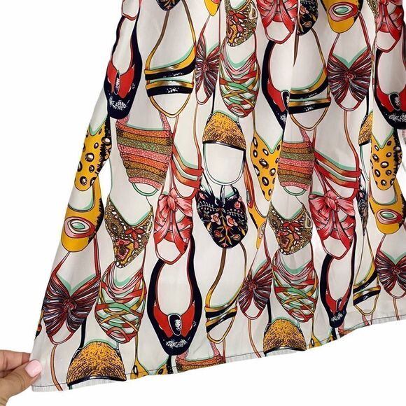 Vintage Handmade Maxi Skirt Shoes Design - Picture 2 of 5